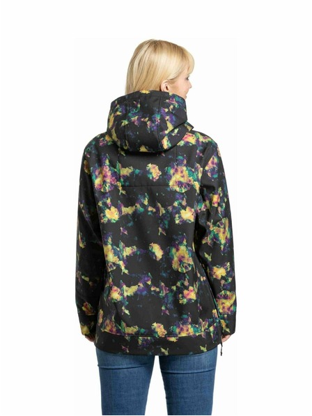 Meatfly Meatfly Damen-Softshell-Jacke Alita Dunkle Aquarell | Mehrfarbig |
