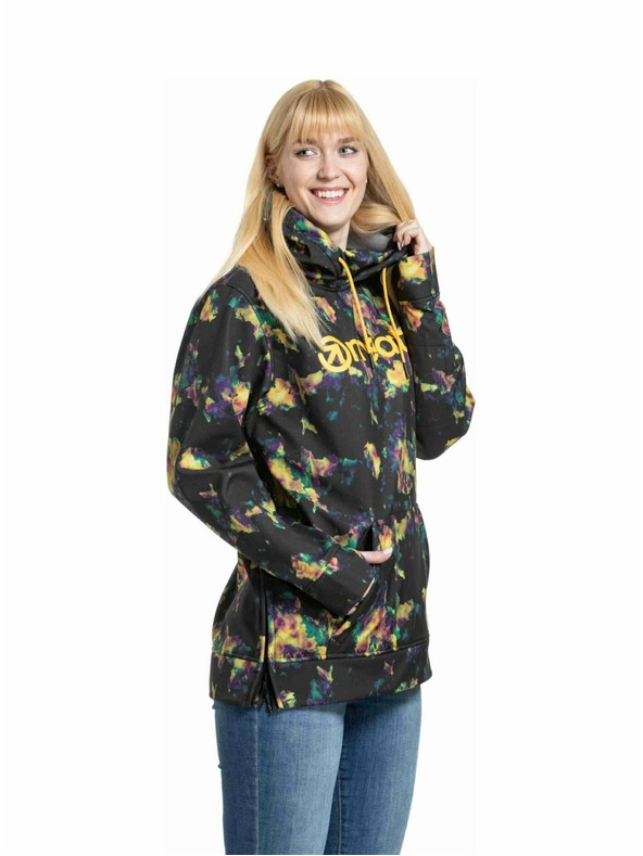 Meatfly Meatfly Damen-Softshell-Jacke Alita Dunkle Aquarell | Mehrfarbig |