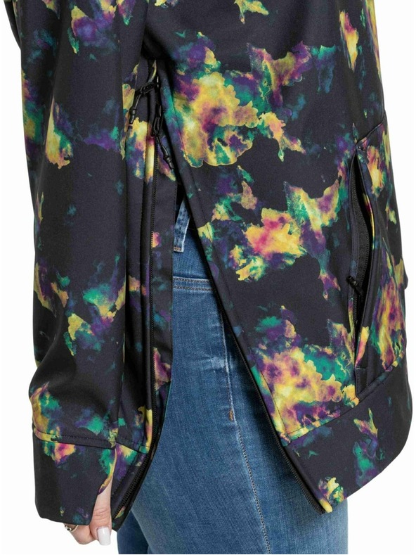 Meatfly Meatfly Damen-Softshell-Jacke Alita Dunkle Aquarell | Mehrfarbig |