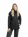 Meatfly Meatfly Damen-Streetjacke Xita Schwarz / Weißes Logo |