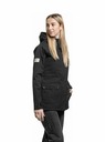 Meatfly Meatfly Damen-Streetjacke Xita Schwarz / Weißes Logo |