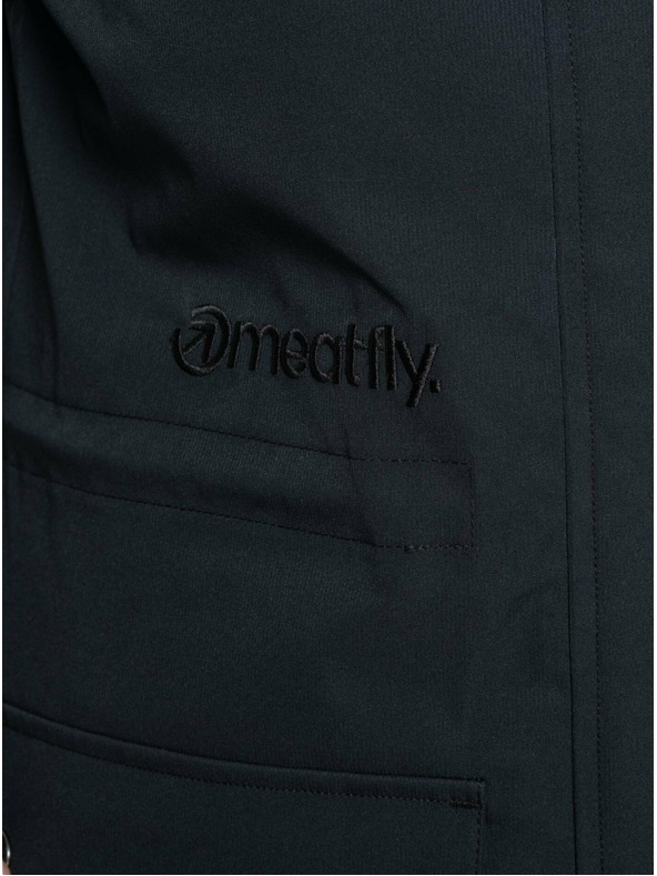 Meatfly Meatfly Damen-Streetjacke Xita Schwarz / Weißes Logo |
