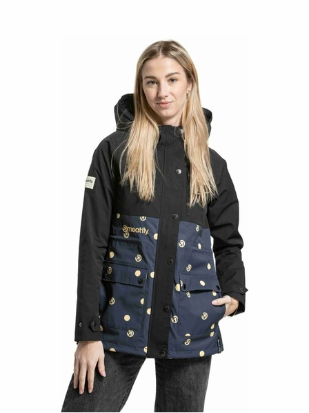 Meatfly Meatfly Damen-Streetjacke Xita Gelbe Punkte |