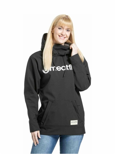 Meatfly Meatfly Damen-Softshell-Jacke Alita Schwarz / Weiß