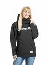 Meatfly Meatfly Damen-Softshell-Jacke Alita Schwarz / Weiß