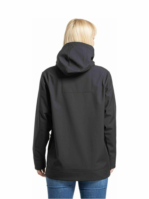 Meatfly Meatfly Damen-Softshell-Jacke Alita Schwarz / Weiß