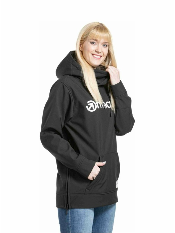 Meatfly Meatfly Damen-Softshell-Jacke Alita Schwarz / Weiß