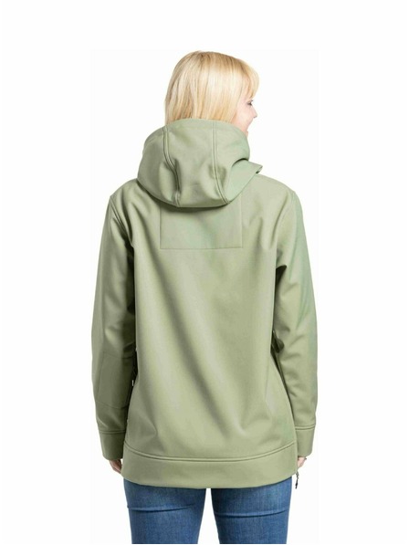 Meatfly Meatfly Damen-Softshell-Jacke Alita Olive / Weiß