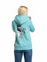 Meatfly Meatfly Damen-Sweatshirt Watani Türkis Wal