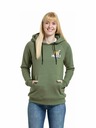 Meatfly Meatfly Damen-Sweatshirt Watani Olive Blumen