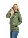Meatfly Meatfly Damen-Sweatshirt Watani Olive Blumen