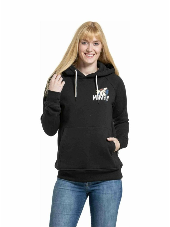 Meatfly Meatfly Damen-Sweatshirt Watani Schwarze Blumen