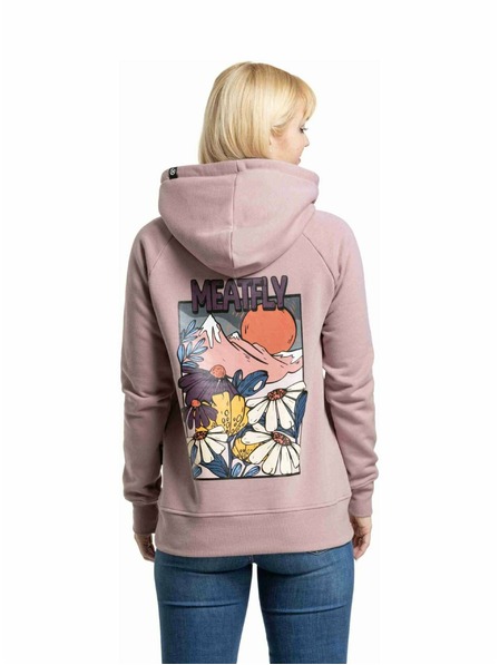 Meatfly Meatfly Damen-Sweatshirt Watani Maue Blumen