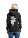 Meatfly Meatfly Damen-Sweatshirt Watani Schwarz Wal