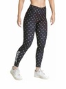 Meatfly Meatfly Damen-Leggings Arabel Schwarz / Farbige Punkte