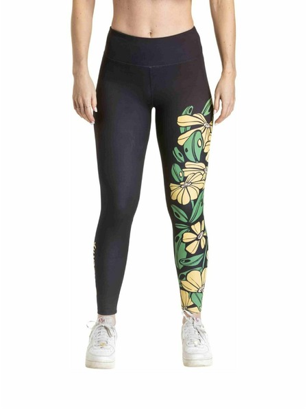 Meatfly Meatfly Damen-Leggings Arabel Gelbe Blumen |
