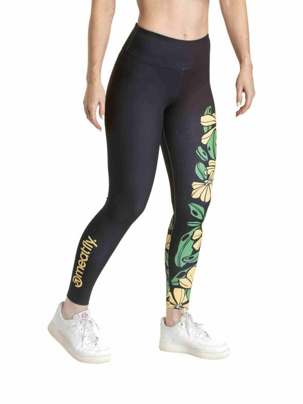 Meatfly Meatfly Damen-Leggings Arabel Gelbe Blumen |