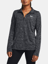 Under Armour Damen Sweatshirt Under Armour Tech 1/2 Zip- Twist-BLK