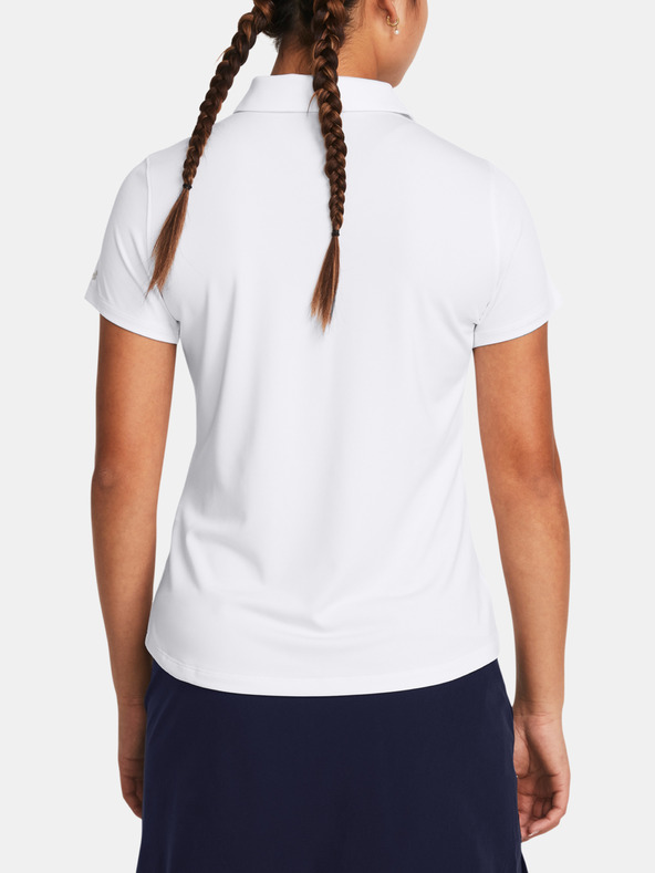 Under Armour Damen Under Armour UA Playoff SS Polo-WHT