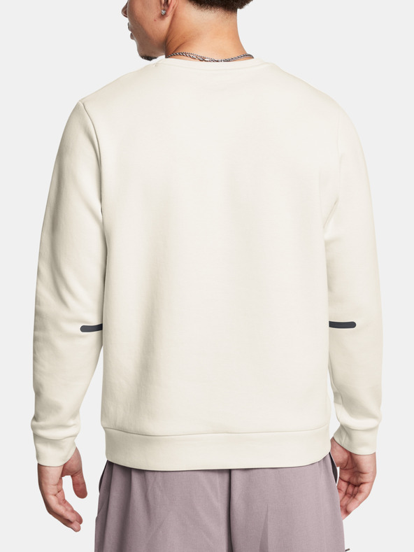 Under Armour Herren Under Armour UA Unstoppable Flc Crew Sweatshirt EU-WHT