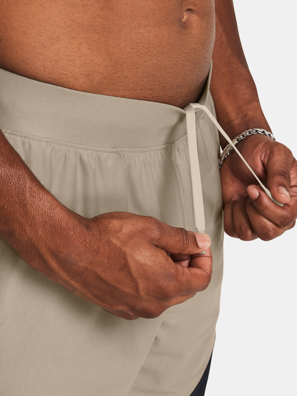 Under Armour Herren Shorts Under Armour UA Peak Woven Hybrid Short-BRN