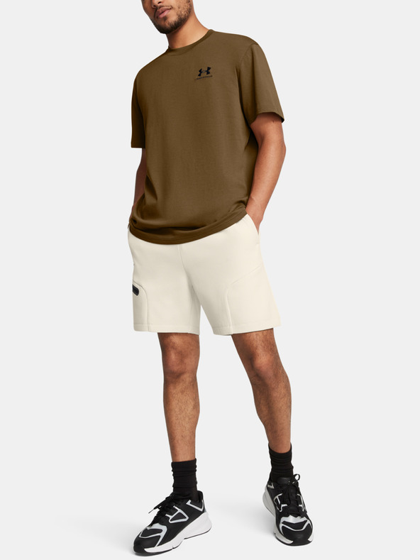 Under Armour Herren-Shorts Under Armour UA Unstoppable Flc Shorts-WHT