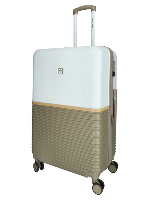 Enrico Benetti Reisekoffer Enrico Benetti Princetown L Taupe/Ivory