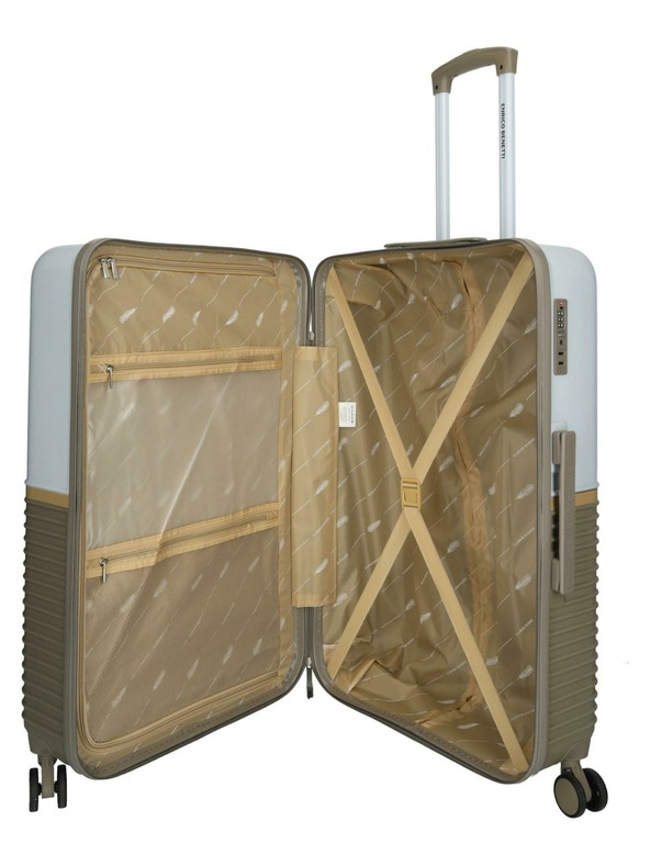 Enrico Benetti Reisekoffer Enrico Benetti Princetown L Taupe/Ivory