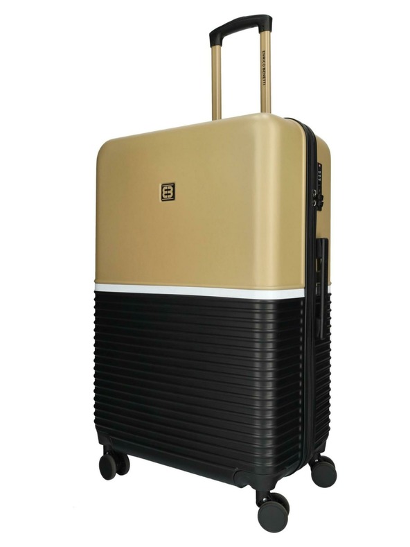 Enrico Benetti Reisekoffer Enrico Benetti Princetown L Black/Camel