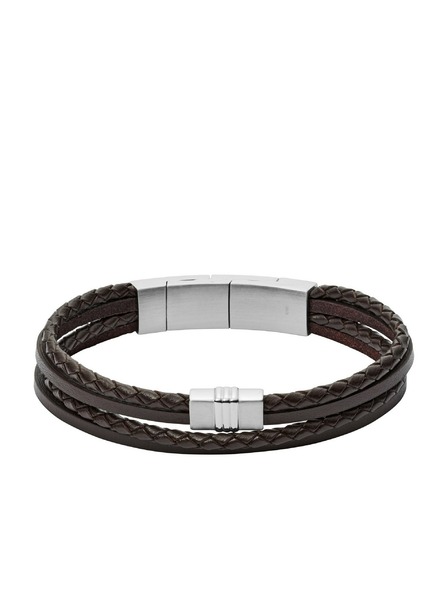 Fossil Fossil Herren Armband Leder Stahl JF02934040