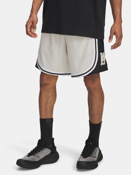 Under Armour Herren Shorts Under Armour UA M Courtside Short-WHT