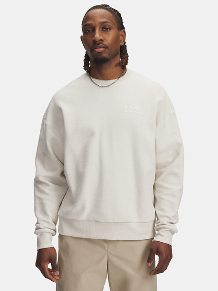 Under Armour Herren Pullover Under Armour UA Icon Rev Terry Crew-WHT