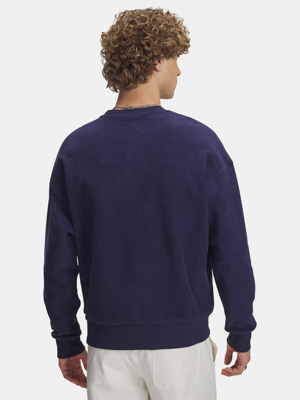 Under Armour Herren Pullover Under Armour UA Icon Rev Terry Crew-BLU