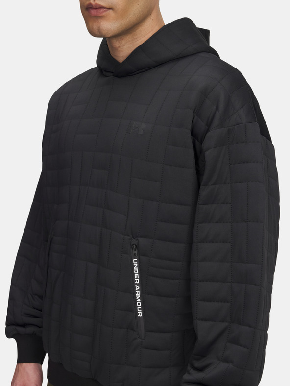 Under Armour Herren Kapuzenpullover Under Armour UA Unstoppable Flc Txtr Hdy-BLK