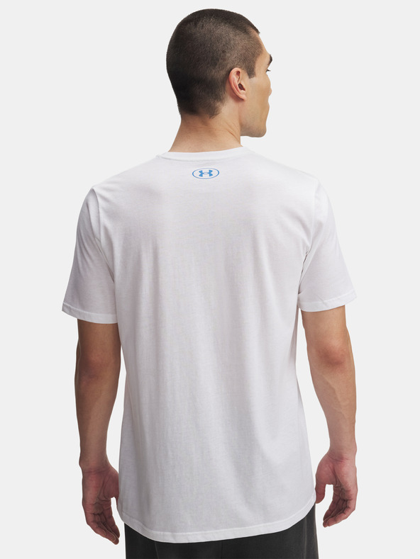 Under Armour Herren T-Shirt Under Armour UA TRIPLE STACK LC LOGO SS-WHT