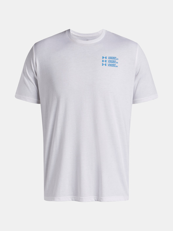 Under Armour Herren T-Shirt Under Armour UA TRIPLE STACK LC LOGO SS-WHT
