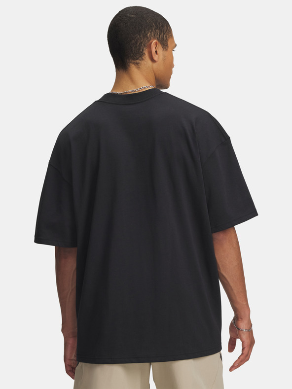 Under Armour Herren T-Shirt Under Armour UA HWT WOVEN LABEL SS-BLK