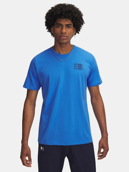 Under Armour Herren T-Shirt Under Armour UA TRIPLE STACK LC LOGO SS-BLU