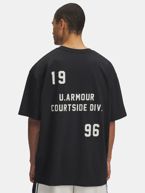 Under Armour Herren T-Shirt Under Armour UA M HWT OS Hoops Courtside-BLK
