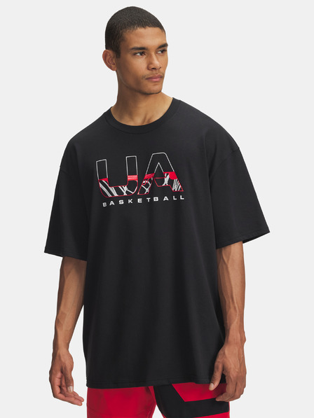 Under Armour Herren T-Shirt Under Armour UA M HWT Hoops Branded SS-BLK