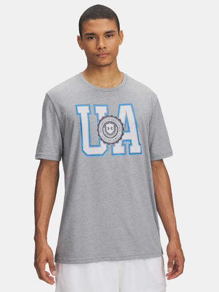 Under Armour Herren T-Shirt Under Armour UA COLLEGE CREST LOGO SS-GRY