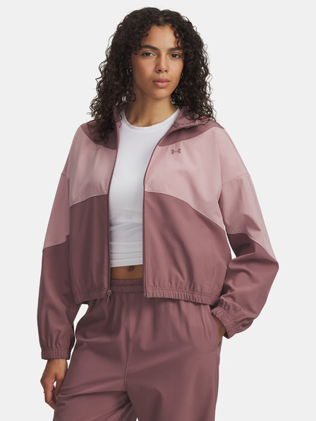 Under Armour Damen Jacke Under Armour UA Rival Woven Jkt HD-BRN