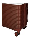 Enrico Benetti Reisekofferset Enrico Benetti Princetown 21000-03 Bordeaux-Pink