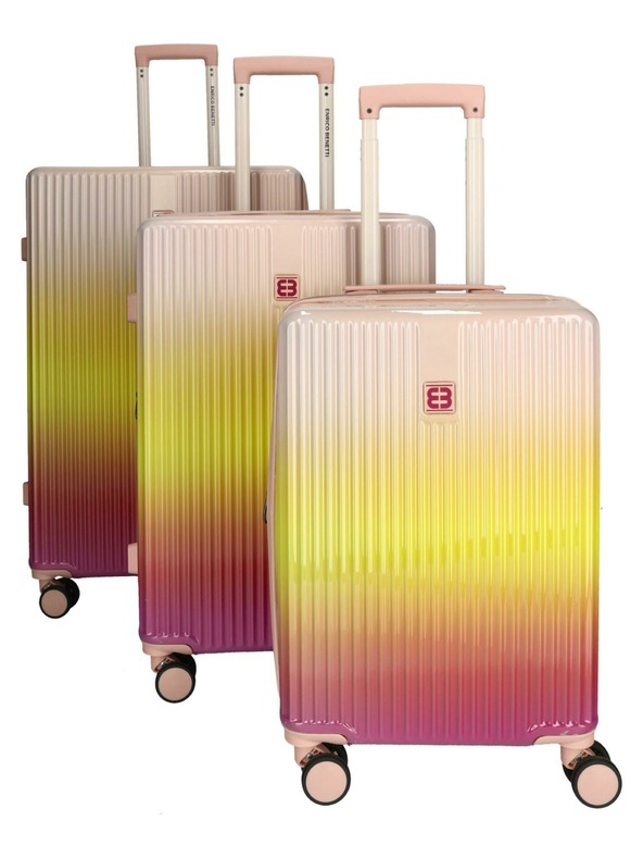 Enrico Benetti Reisekofferset Enrico Benetti Havana 21001-03 Fuchsia