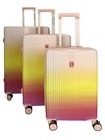 Enrico Benetti Reisekofferset Enrico Benetti Havana 21001-03 Fuchsia