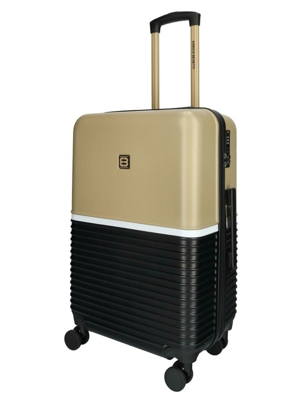 Enrico Benetti Reisekoffer Enrico Benetti Princetown M Schwarz/Camel