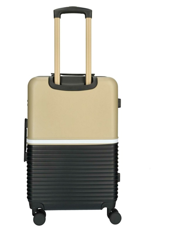 Enrico Benetti Reisekoffer Enrico Benetti Princetown M Schwarz/Camel