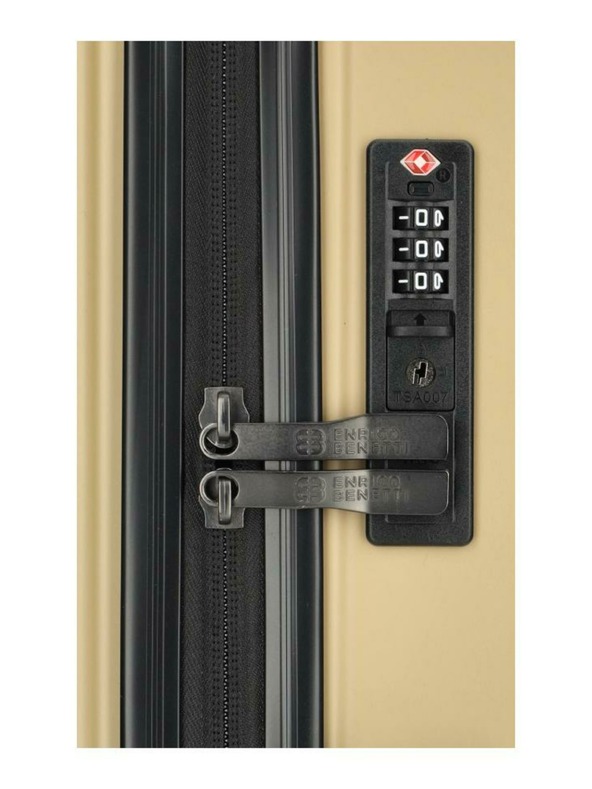 Enrico Benetti Reisekofferset Enrico Benetti Princetown 21000-03 Schwarz-Camel