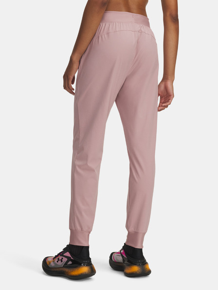 Under Armour Damen-Sporthose Under Armour UA Rival Hi Rise Woven Pant-PNK