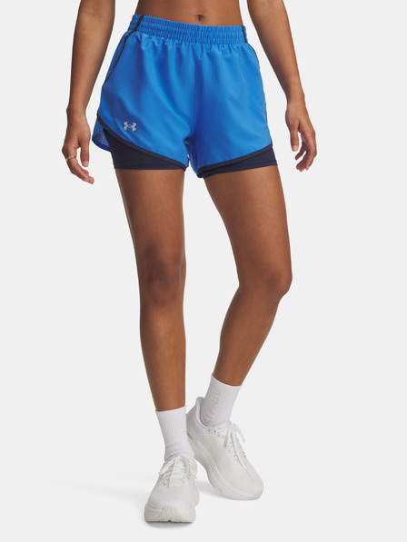 Under Armour Damen-Shorts Under Armour UA Fly By 2-in-1 Shorts-BLU